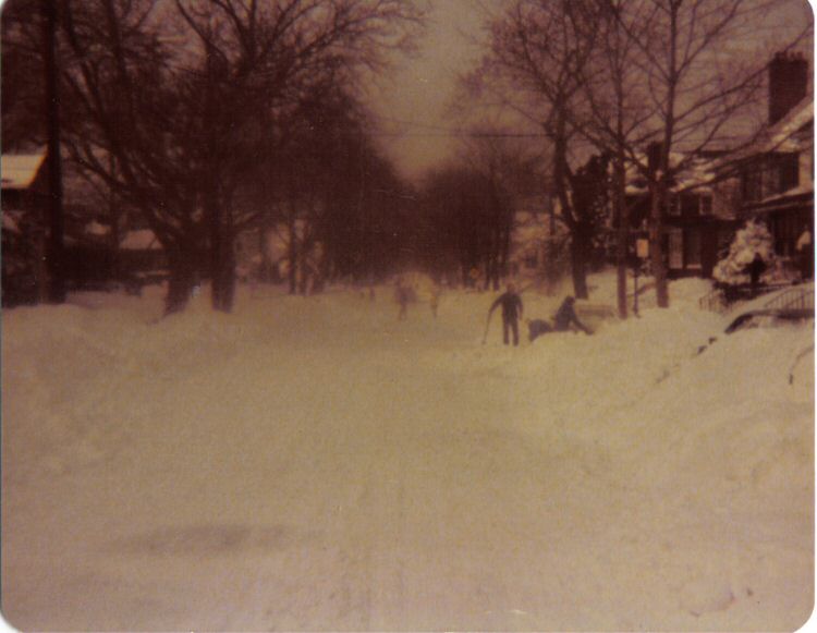 Colonial Road 8700 block looking north 1978